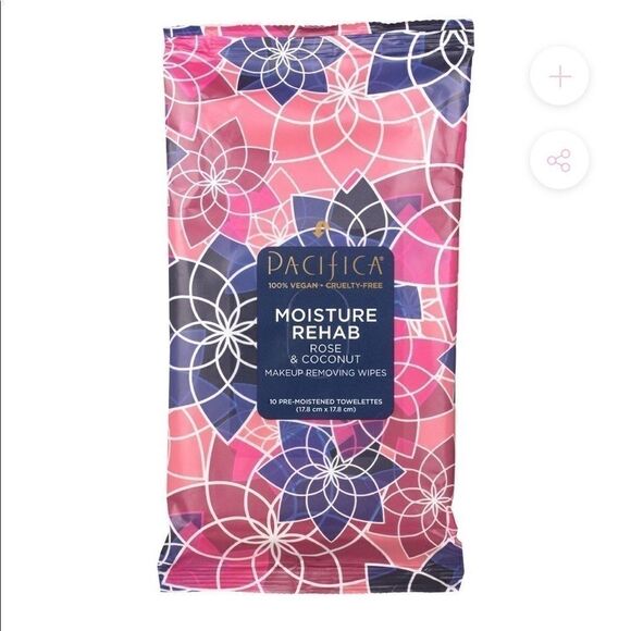 Moisture Rehab Rose &Coconut Makeup Removing Wipes - Picture 2 of 12